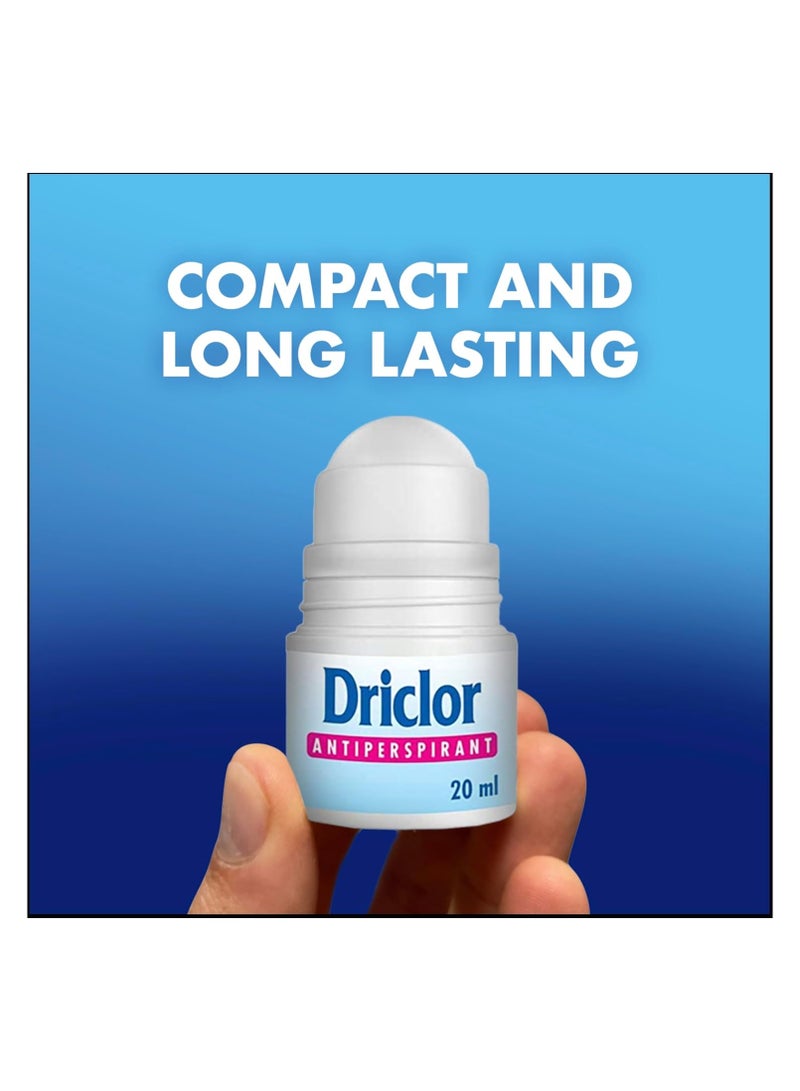 Driclor Antiperspirant Roll On Applicator 20ml - Image 3