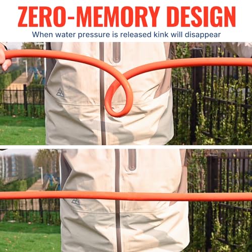 YAMATIC Heavy Duty Short Garden Hose 5/8 in x 3 ft with Swivel Fitting, Super Flexible Leader hose,All-weather, Lightweight, Burst 600 PSI - Image 4