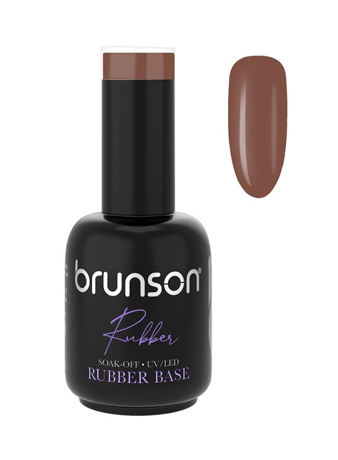 brunson Rubber Base Gel Nail Polish Long Lasting Gel Polish Base for Chip-Free Shine Strengthens French Manicure Rubber Base Coat UV/LED Rubber Gel Soak Off Nail Art Gel Soak Off UV LED Curing 20ml BRB45