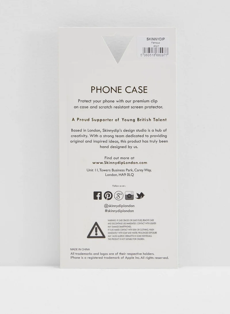 Skinnydip London Famous iphone 6/6S Case