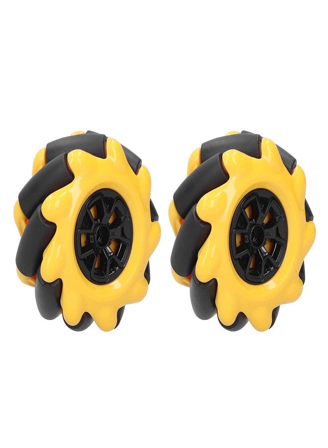 BITSKY INDIA 1 PAIR 60mm-K Mecanum Wheel (60×30mm) - Omni-Directional Wheel for TT Motors - Image 1