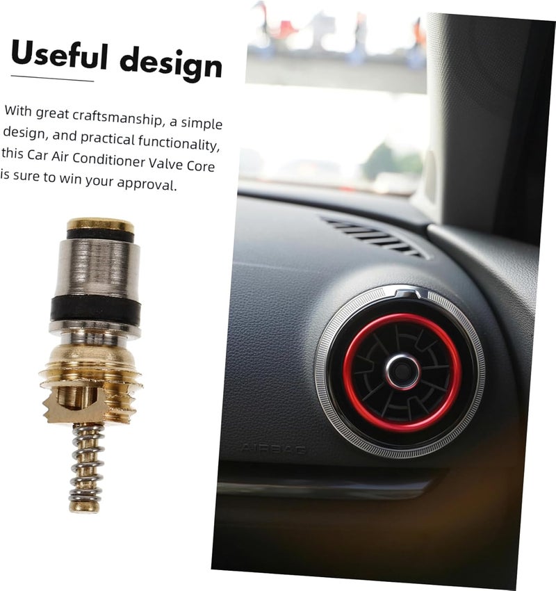 Mobestech Automotive Air Conditioner Valve Core High-pressure Refrigeration Valve for Vehicle Air Optimal Functionality and Pressure Control Compatible Standard Models - Image 3