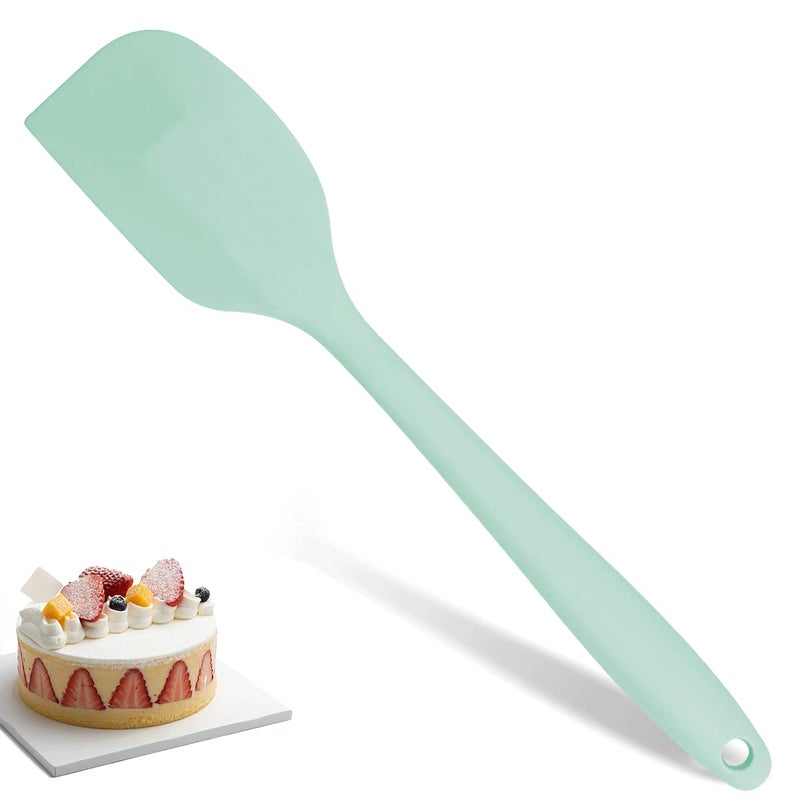 Wanbasion 108 Inch 600F Mint Green Heat Resistant Silicone Spatula Kitchen Silicone Spatula for Cooking Dishwasher Safe Rubber Spatula for Baking Cake Pancake