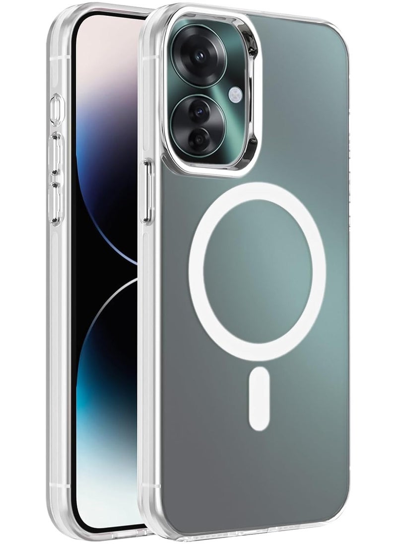 Case For OPPO Reno11 F 5G Case Crystal Clear [Not Compatible with MagSafe] Soft TPU Gel Case Flexible Silicone Anti-Scratch Transparent TPU Cover - Clear
