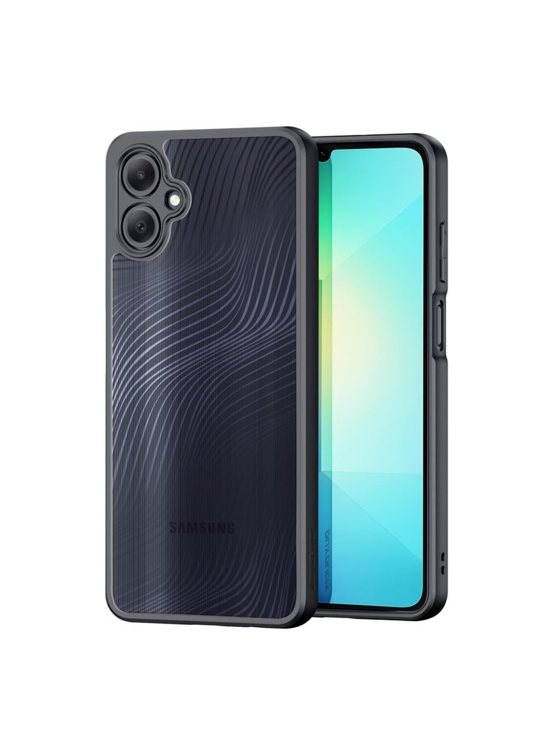 general Transparent Case Compatible with Samsung Galaxy A06 5G, Sleek Frosted Transparent Protective Back Cover Anti-fingerprint & Shockproof PC+TPU Case - Image 1