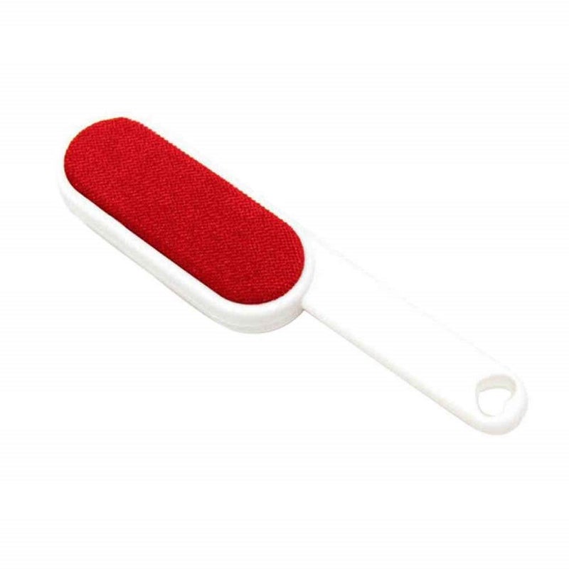 Flipco Reusable Double Sided Lint Remover Travel Brush for Removing Lint Dust for Cloths and pet Brush White - Image 1