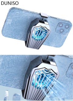 DUNISO Mobile Phone Radiator Cell Phone Cooler Portable Phone Radiator Mobile Phone Cooling Fans Cellphone Cooling Fan Accessories for Game Player Tiktok Outdoor  - Image 1