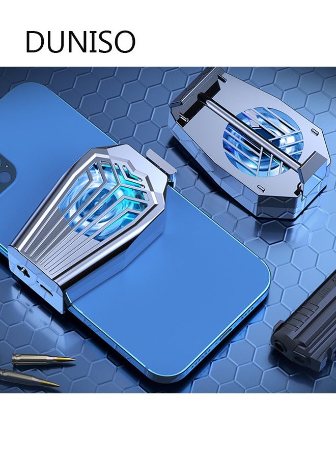 DUNISO - Mobile Phone Radiator Cell Phone Cooler Portable Phone Radiator Mobile Phone Cooling Fans Cellphone Cooling Fan Accessories for Game Player Tiktok Outdoor - Image 1