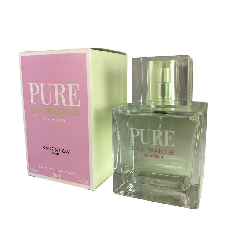 Geparlys Karen Low Pure Fraiche for Women Eau De Parfum Spray, 3.4 Ounce