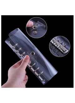 SYOSI Notebook Binder A6 PVC Notepad Sheet Shell Cover File Folder 6 Holes Binder DIY  - Image 2