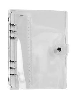 SYOSI Notebook Binder A6 PVC Notepad Sheet Shell Cover File Folder 6 Holes Binder DIY  - Image 1
