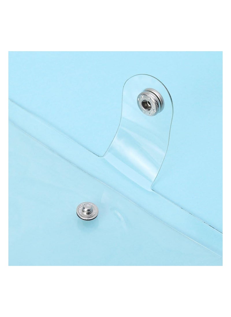 SYOSI - Notebook Binder A6 PVC Notepad Sheet Shell Cover File Folder 6 Holes Binder DIY - Image 1