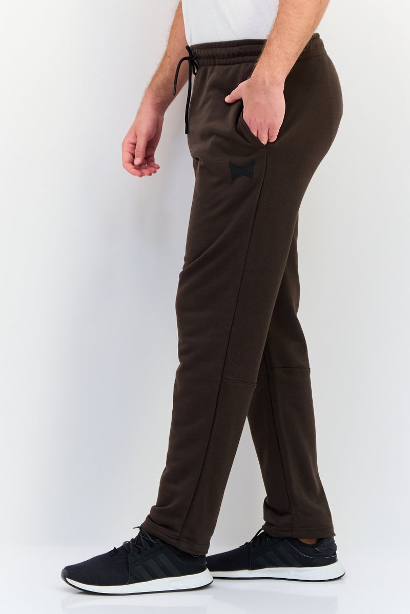 TapouT Men Sportswear Fit Outdoor Track Pants, Dark Brown  - Image 2