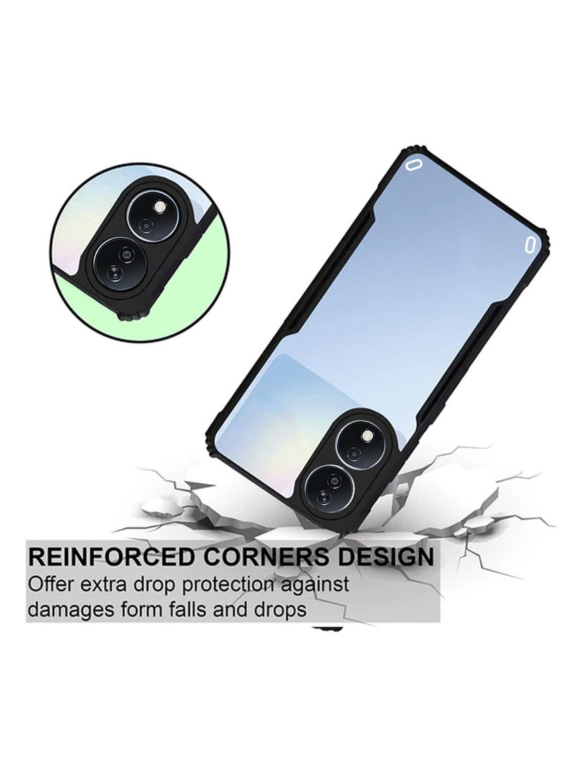 Wtech TPU Silicone With Raised Bumper Slim Case Cover For Honor X7b 4G 2023 Black - Image 3