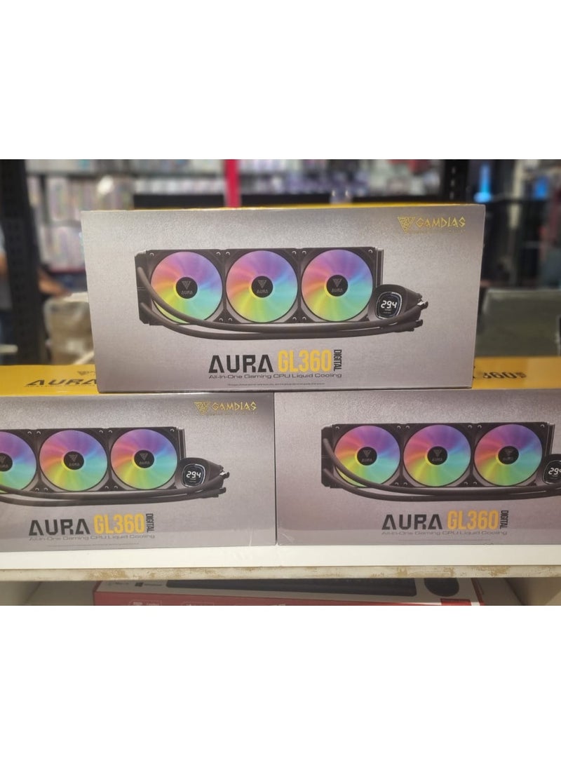 GAMDIAS Aura GL360 DIGITAL ARGB LIQUID COOLER - Image 2