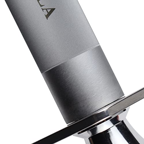 KOPALA Sharpening Steel Knife Sharpener Rod Flat 12 Inches Honing Steel for Knives Red - Image 2