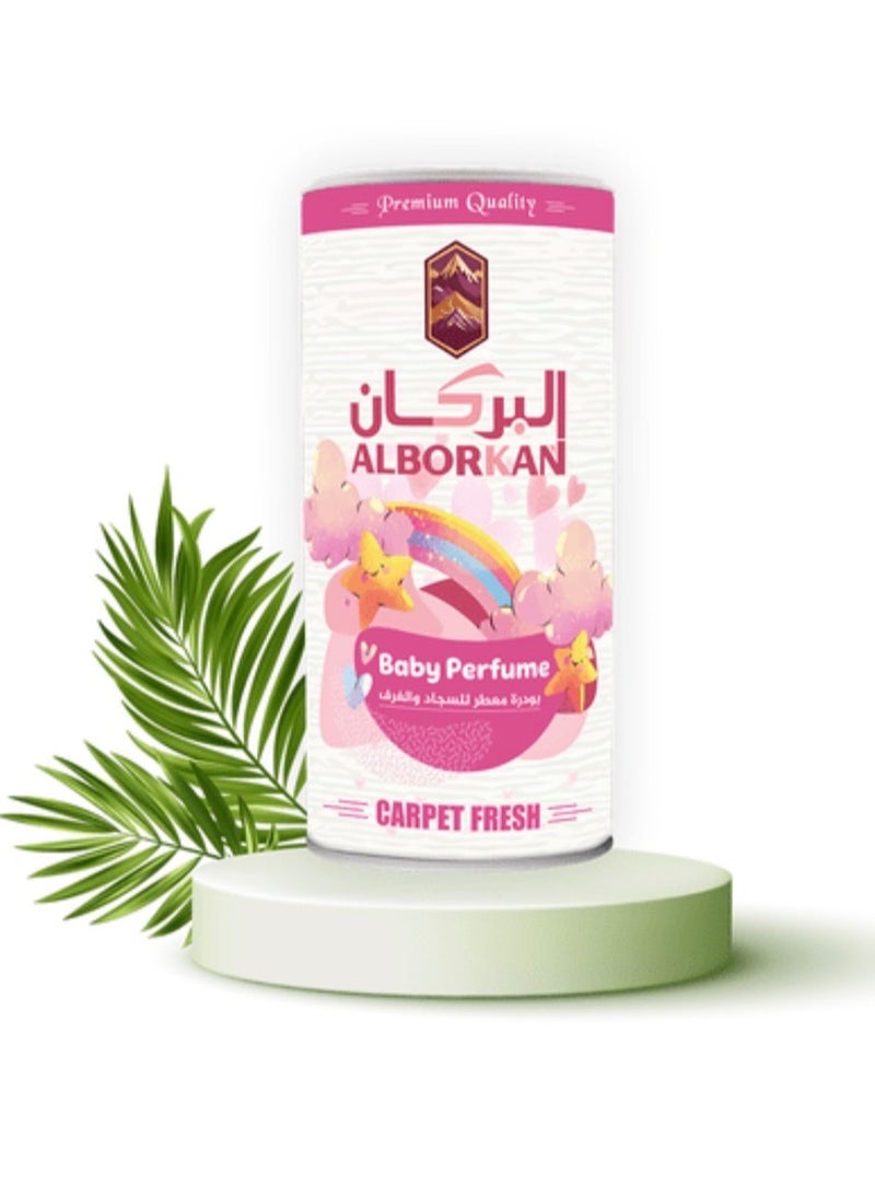 AL Borkan Refreshing Powder for Carpets, Upholstery, and Rugs in Three Different Scents: Wild Lavender, Baby Powder, and Sea Breeze. A deodorizing and refreshing powder that freshens the air, eliminates unpleasant odors, and leaves carpets with a long-lasting fragrant touch - Image 4