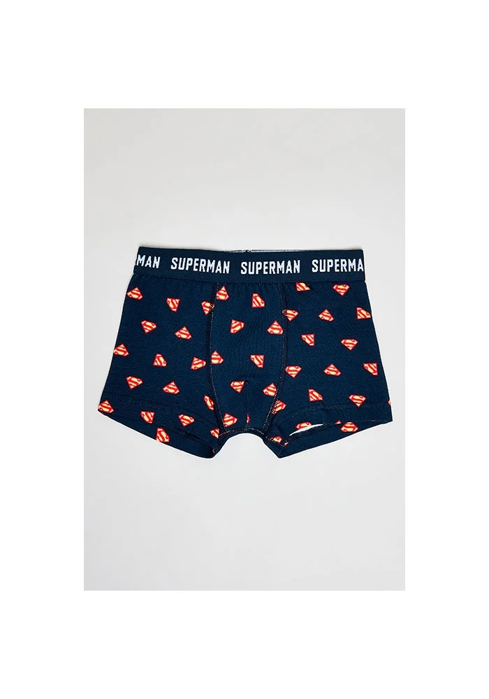 R&b 3 Pack Superman Print Briefs