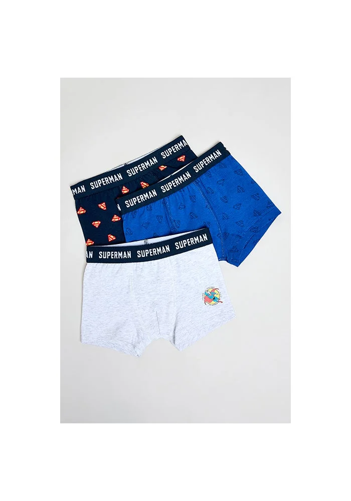 R&b 3 Pack Superman Print Briefs