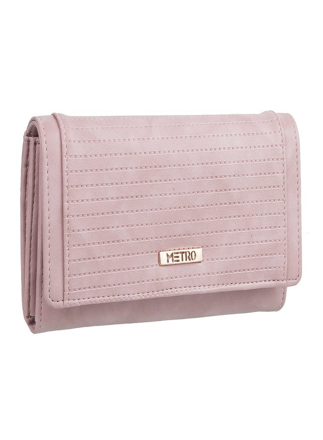 Metro Women Peach Bifold Clutch (95-7656) - Image 5