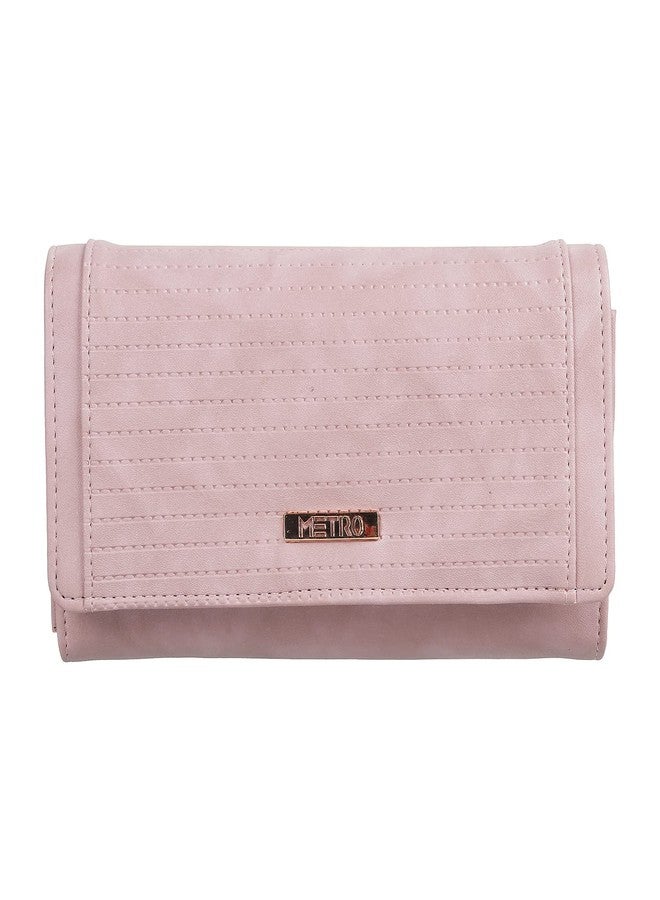 Metro Women Peach Bifold Clutch (95-7656) - Image 1