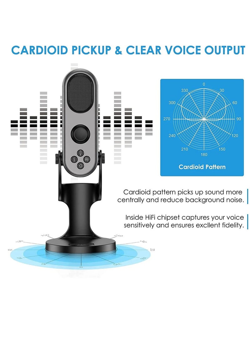 Jmary MC-PW7  for Podcast live Streaming and Recording Microphone - Image 1