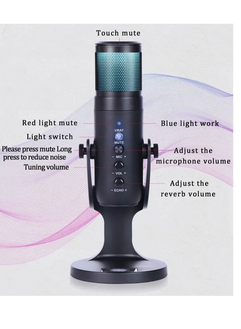 Jmary MC-PW7  for Podcast live Streaming and Recording Microphone - Image 4