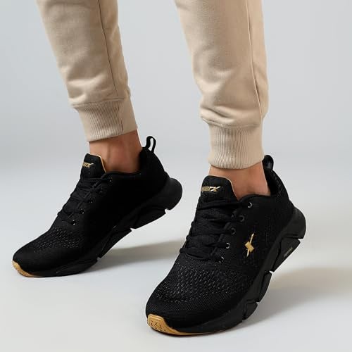 SPARX Mens Sx0657g Black Golden Sneaker - 6 UK (SX0657G) - Image 3
