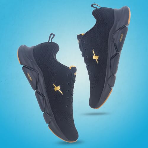 SPARX Mens Sx0657g Black Golden Sneaker - 6 UK (SX0657G) - Image 2