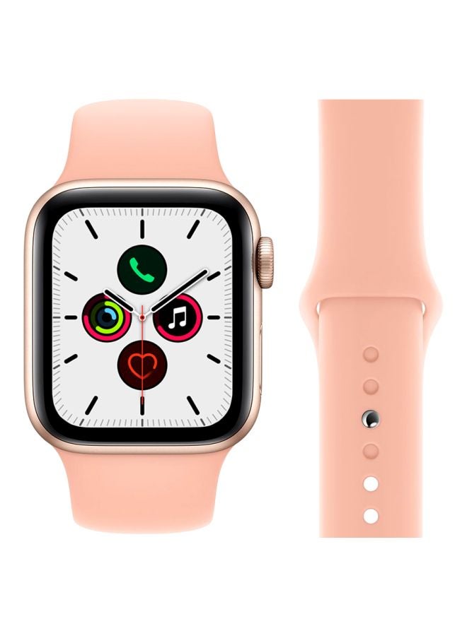 Perfii Replacement Band For Apple Watch Series 5/4/3/2/1 44/42mm Grapefruit Pink - Image 2