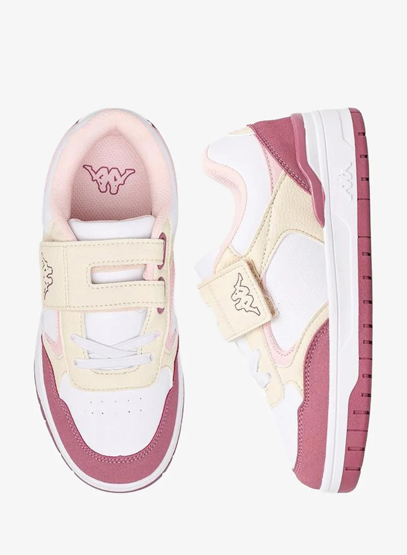 Kappa Girls Colourblock Hook & Loop Sports Shoes