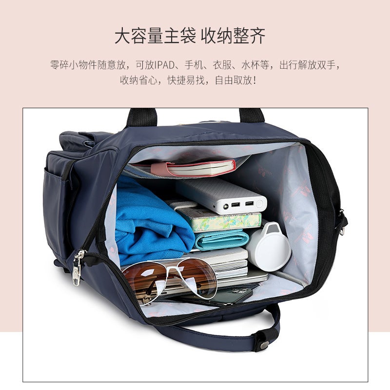 Junior High School Student Schoolbag Female Korean Version Of High Color Value Large Capacity High School Student Shoulder Bag Travel Leisure Backpack A Generation Of Hair - Image 5