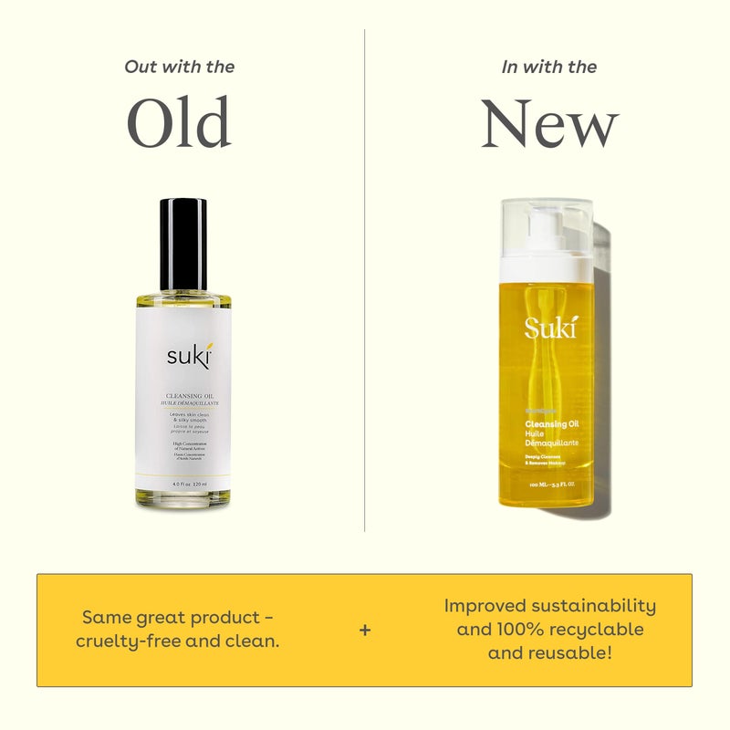 Suki Cleansing Oil 4 Fl Oz, Makeup Remover, Facial Cleanser, Prevents Breakout and Hydrates - Image 2