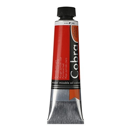 Cobra Water-Mixable Oil Color 40 ml Tube - Pyrrole Red Light - Image 4