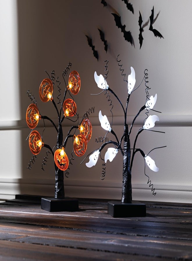 Mud Pie Halloween Ghost LED Light Up Icon Mini Tree - Image 2