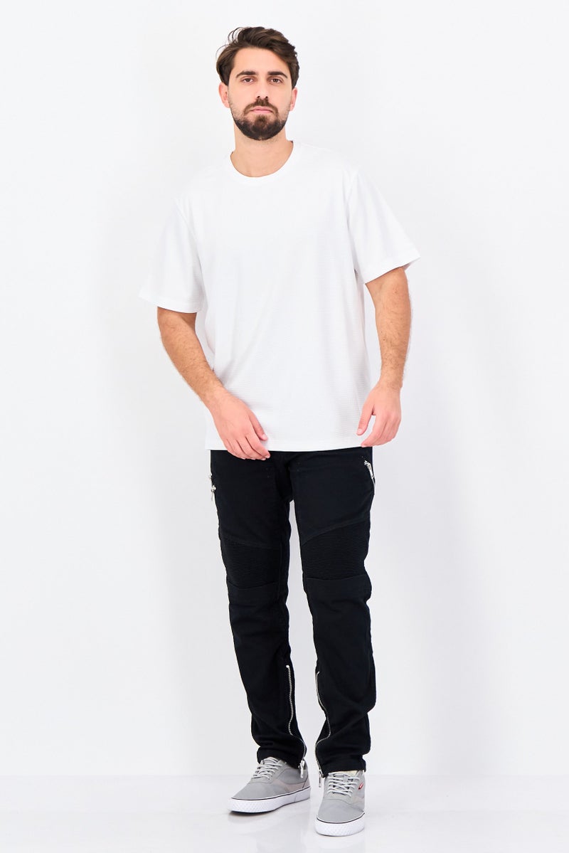 Chaps Men Sportswear Fit Short Sleeve Training T-Shirt, White - Image 4