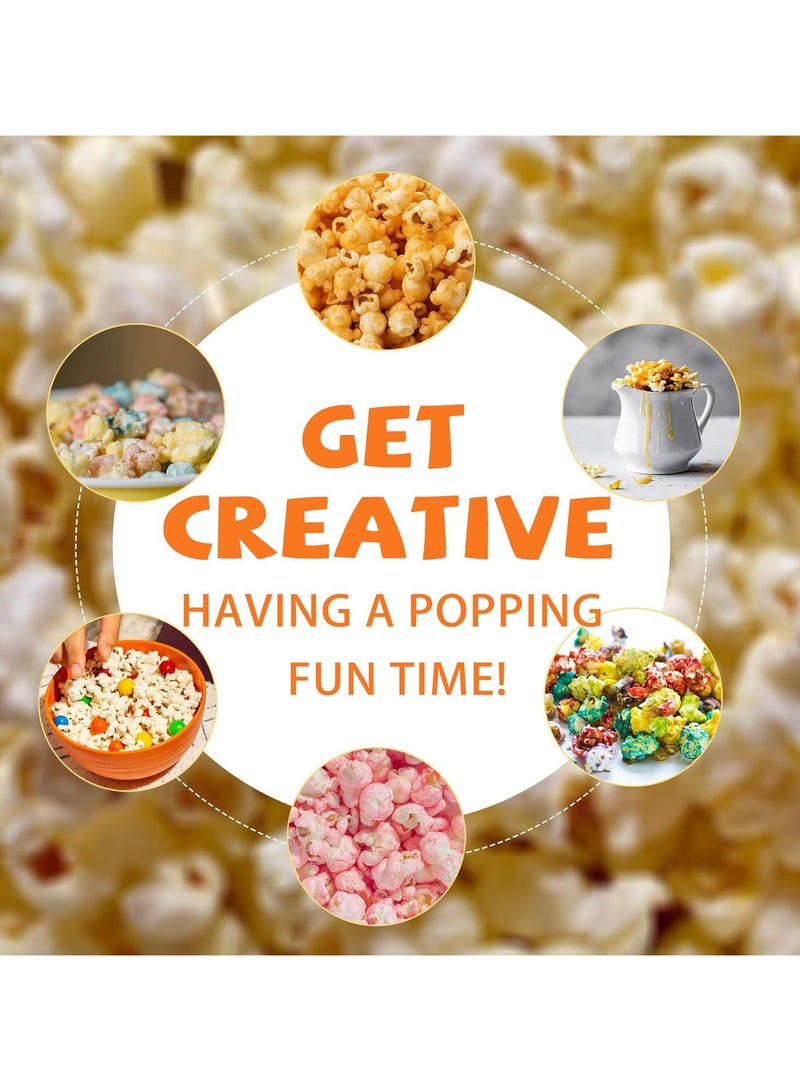 Popcorn Machine | Oil-Free Popcorn Maker with Measuring Cup & Butter Melting Tray | Fast 3-Minute Popcorn for Home, Kids, Movie Nights & Parties  - Image 4