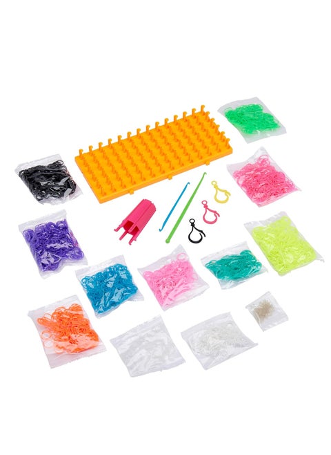 CraZLoom Super Cra-Z-Loom Bands Kit, Rubber Bands for Bracelet Making Kit DIY Art