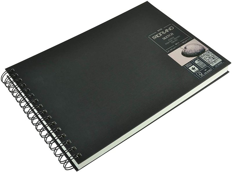 Fabriano Sketch Book Spiral Bound Landscape A4 - Image 3