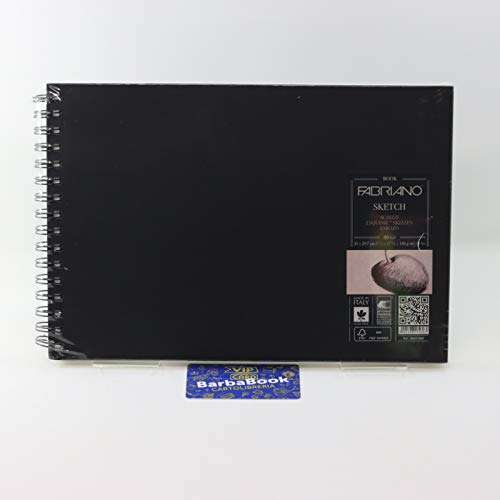 Fabriano Sketch Book Spiral Bound Landscape A4 - Image 1
