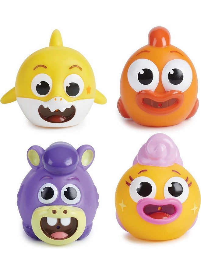 WowWee Baby Shark Bath Squirt Toy 4-Pack Big Show! - Image 2