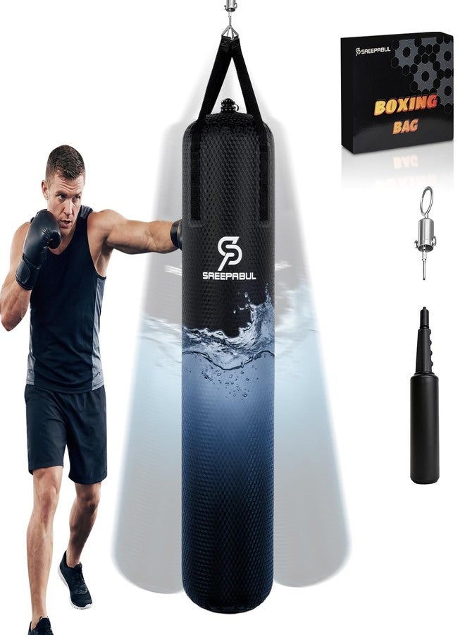 SAEEPABUL Water Punching Bag 4FT Heavy Bag for Boxing - Adjustable Weight (60 to 120 lbs) with Anti-Leak Design, Heavy-Duty Aqua Training Bag for Adults - Image 1