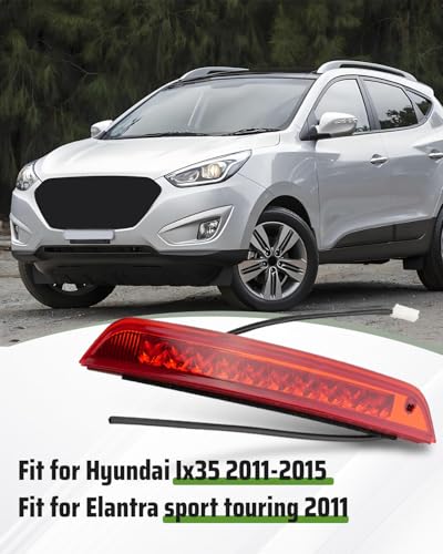 Quaneguzy Car Third Brake Light, High-Position Mount Stop Lamp, Fit for Hyundai Ix35 2011-2015, Fit for Elantra sport touring 2011, Replace 92700-2Z000, 92700-2S000, 927002S000 - Image 2