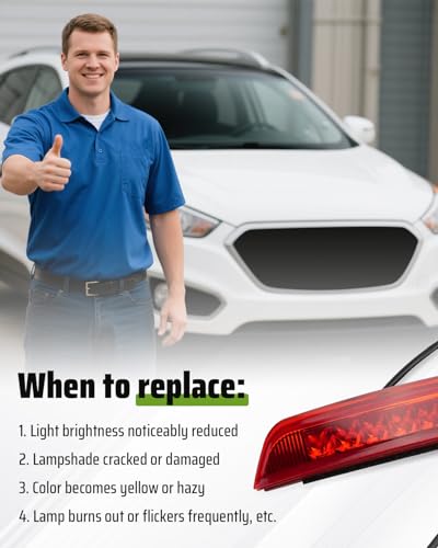 Quaneguzy Car Third Brake Light, High-Position Mount Stop Lamp, Fit for Hyundai Ix35 2011-2015, Fit for Elantra sport touring 2011, Replace 92700-2Z000, 92700-2S000, 927002S000 - Image 5