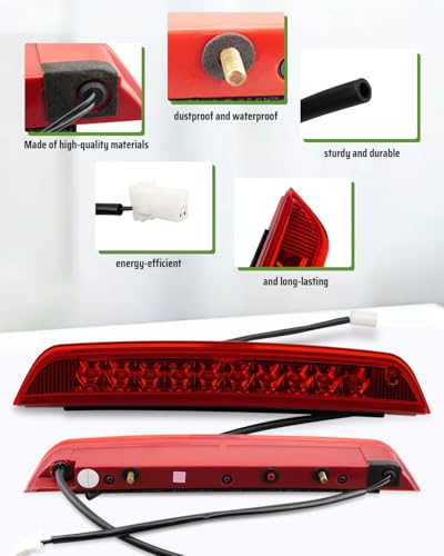 Quaneguzy Car Third Brake Light, High-Position Mount Stop Lamp, Fit for Hyundai Ix35 2011-2015, Fit for Elantra sport touring 2011, Replace 92700-2Z000, 92700-2S000, 927002S000 - Image 3