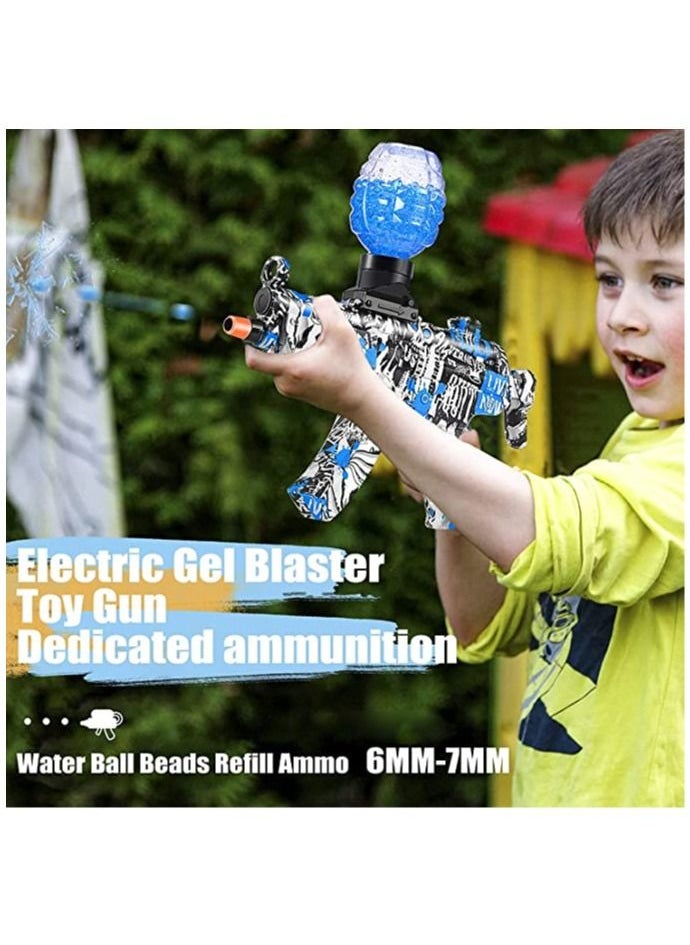 DUSALA - Dress-Up Accessories Toy gun Electric with Gel Ball Blaster Splatter Ball Blaster Automatic with 35000+ Water Beads and Goggles for Outdoor Activities - Image 1