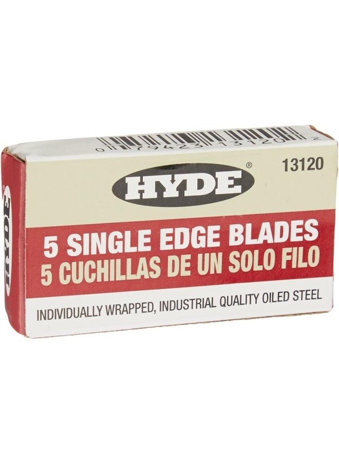 Hyde - Hyde Tools 13050 Delta Heavy Duty Glass Scraper, 1 Pack, White - Image 1