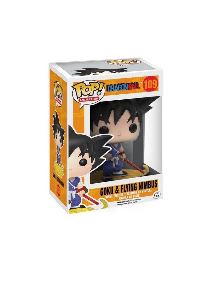 Funko Pop Anime: Dragonball Z - Goku & Nimbus Action Figure - Dragon Ball Z - Collectable Vinyl Figure - Gift Idea - Official Merchandise - Toys for Kids & Adults - Anime Fans - Image 1