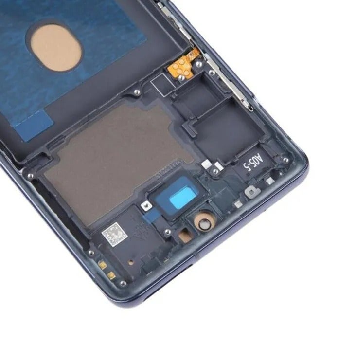 شاشة داخلية عالية الجودة  بديلة ومتوافقة مع موديل تليفون SAM S20 FE G780 (B) FULL  OLED بالفريم  - جينريك - Image 3