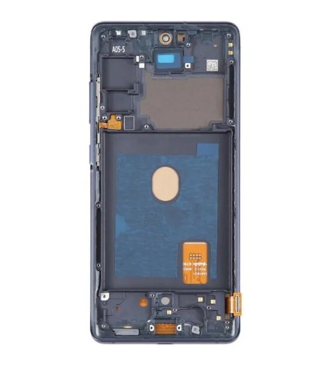 شاشة داخلية عالية الجودة  بديلة ومتوافقة مع موديل تليفون SAM S20 FE G780 (B) FULL  OLED بالفريم  - جينريك - Image 5